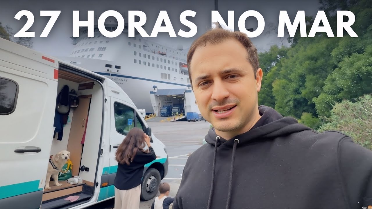 Chegamos em um NOVO PAÍS depois de atravessar o oceano Ep.25