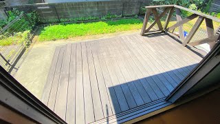 賃貸にウッドデッキ！？子供のいる家庭にオススメしたいテラスハウスのお部屋【洋室10帖は在宅ワークようのデスクを置いても広々】