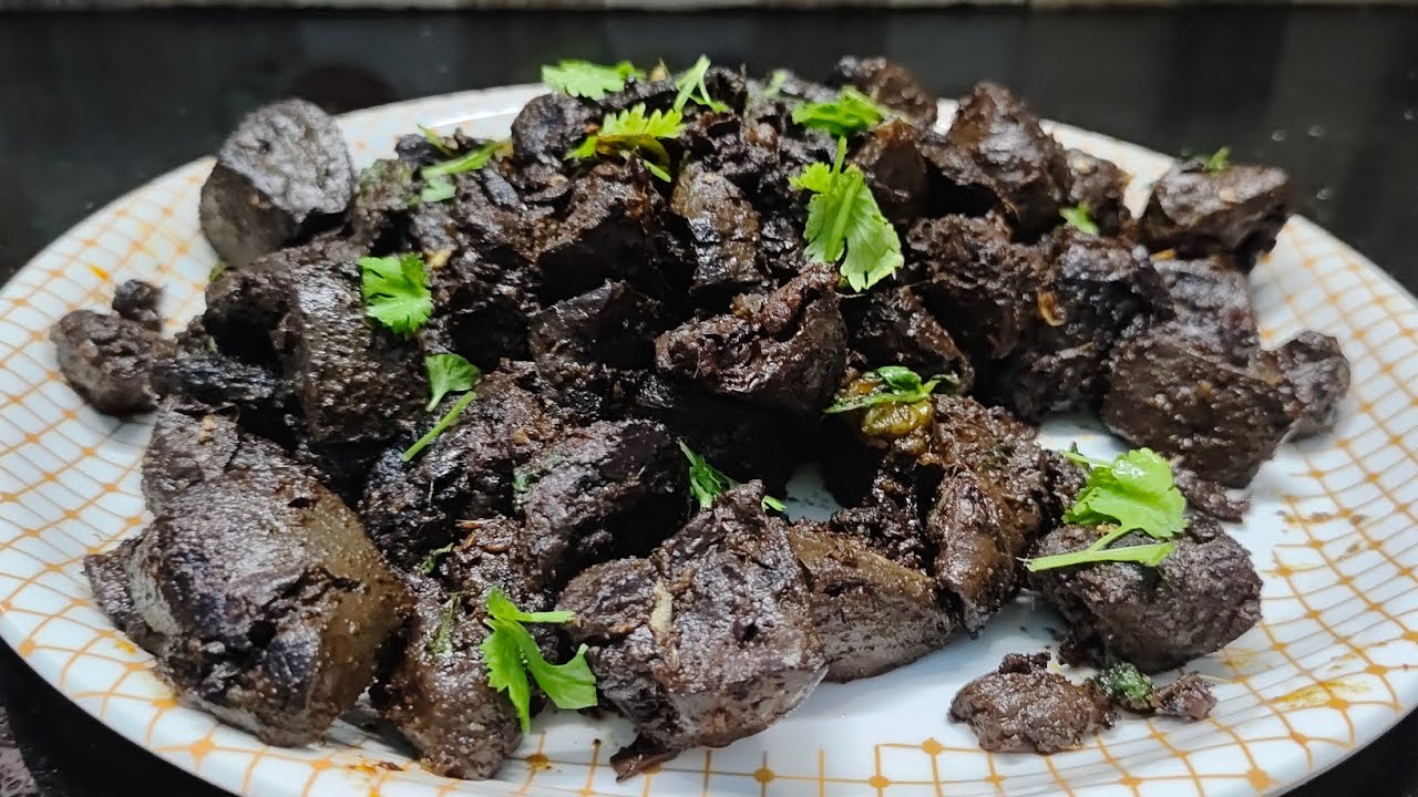 Mutton Blood Spring ఆంధ్ర స్పెషల్ మటన్ బ్లడ్ ఫ్రై🥘🧆//HOW to make Andhra special mutton ...