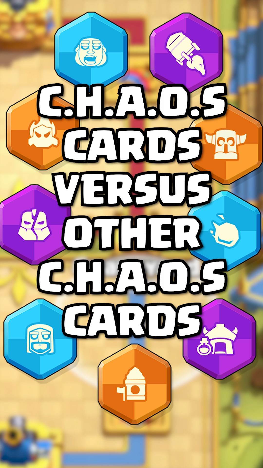 Chaos Cards VS Other Chaos Cards 🤔 #clashroyale #shorts - YouTube