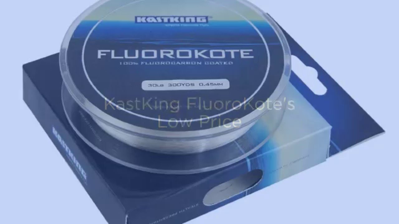 KastKing FluoroKote Fishing Line 100% Pure Fluorocarbon Coated 