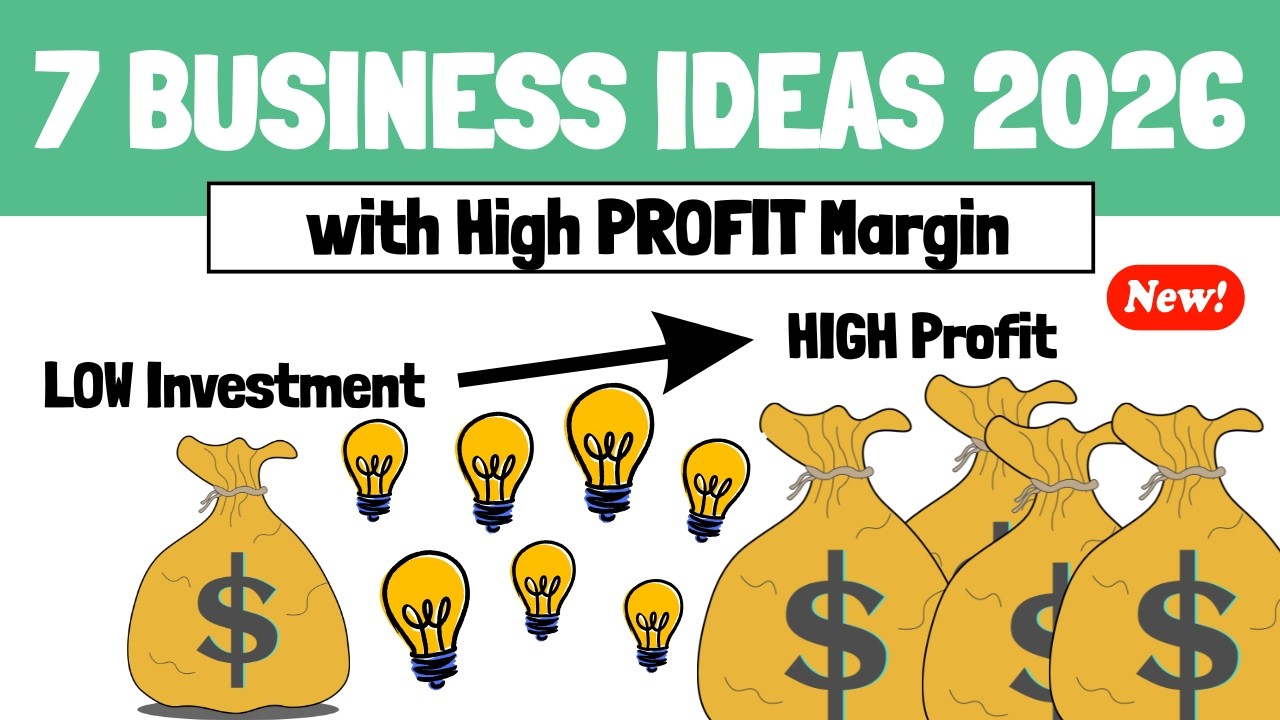 7 Business Ideas with HIGH Profit Margins in 2026