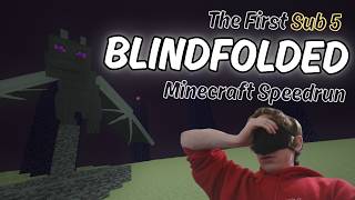 How I Got The Blindfolded Minecraft Speedrun World Record (4:40)