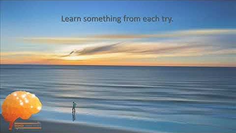 There Is No Failure Only Feedback