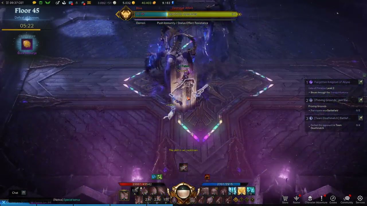 Lost Ark - Tower Tier 2 floor 45 - Paladin 1060