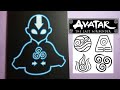 Avatar the last airbender / AANG LOGO / GLOW EFFECT