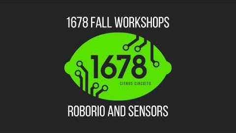 2016 Fall Workshops - roboRIO and Sensors