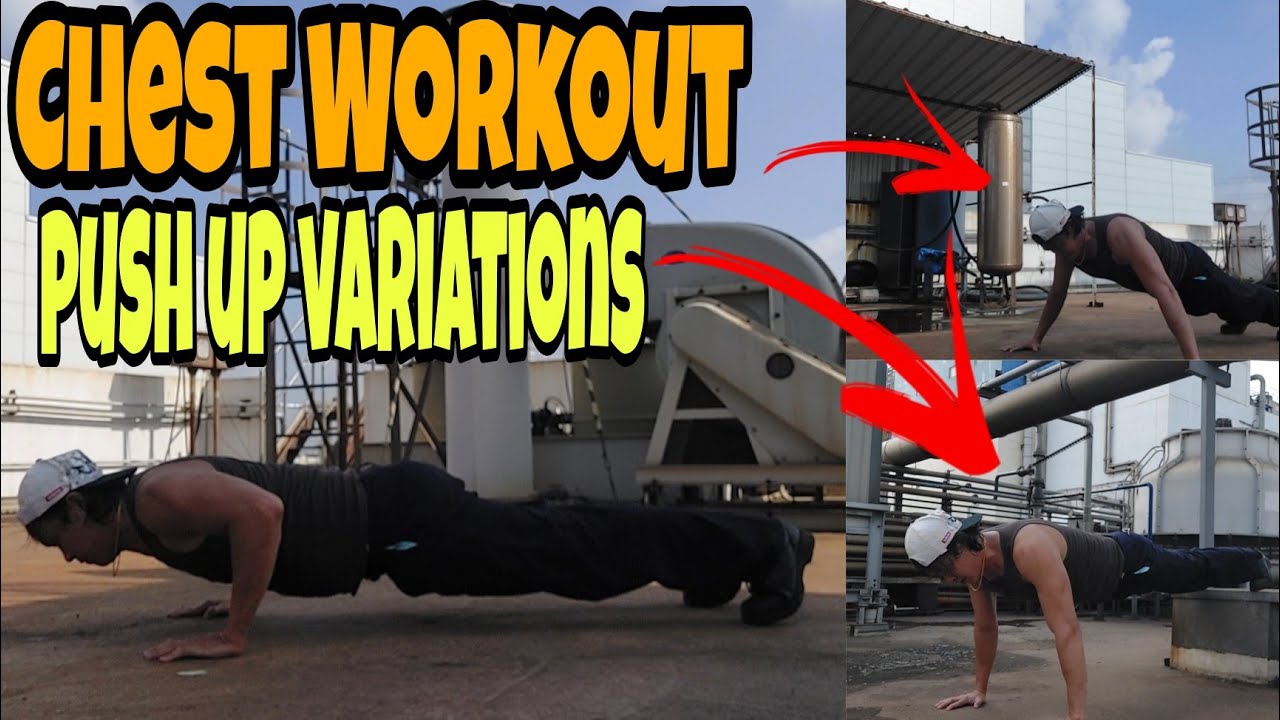 FULL CHEST WORKOUT WITH PUSH UP VARIATIONS - YouTube