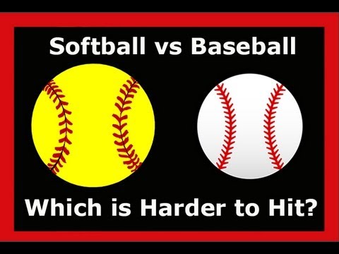 Vídeo: Qual é o softball ou o beisebol mais difícil?