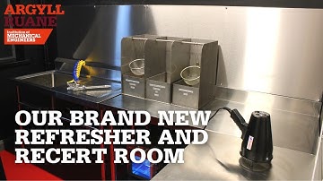 Our brand new refresher and recert room | IMechE Argyll Ruane