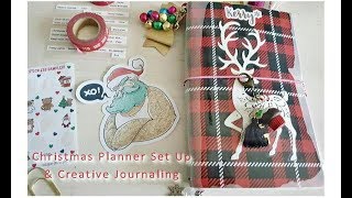 CHRISTMAS PLANNER Travelers Notebook Set Up 2018