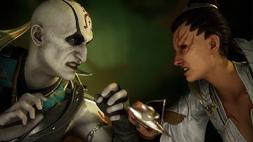 Mortal Kombat 1 - Quan Chi vs Ashrah | All Intro/Interaction Dialogues