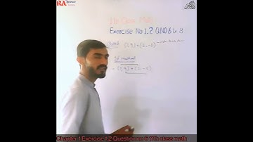 11th class math Chapter 1 exercise 1.2 question number 6