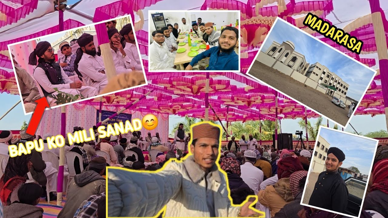 Moin Bapu ko Mili Qari ki Sanad 😊 Saab Dost gaye Naliya Madarasa || Uvesh vloger ▶️ 