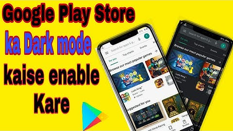 Google Play Store ka dark mode Kaise enable Kare