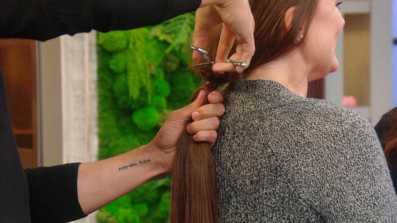 Watch Kim Kardashian’s Hairstylist Chris Appleton Chop College Grad’s Long Hair Off | Rachael Ray Show