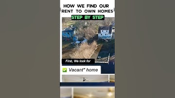 📍How We Find Rent To Own Homes Vacant🏡Comment "RentToOwn" For Free Checklist📚⬇️ #shorts #renttoown 🔑