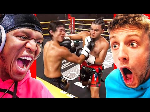 Sidemen & AnEsonGib React To FaZe Jarvis KNOCKING OUT Michael Le
