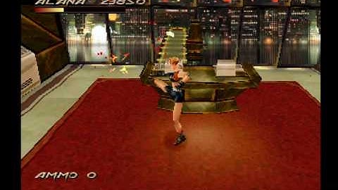 Fighting Force (PlayStation) - Stage 5 (game over) (2-player with Joe) (4/23/10)