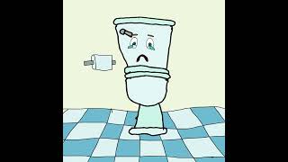 Toilet Crying Over Unflushed Poop