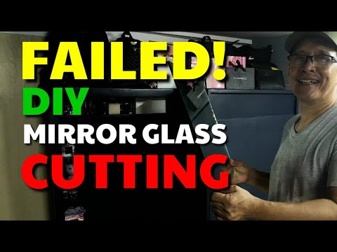 HOW TO CUT MIRROR DIY I DA HUSTLER&rsquo;S TV