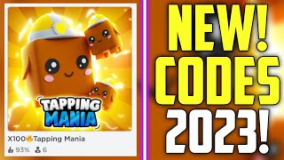 FUTURE CODES | *NEW* ROBLOX TAPPING MANIA CODES 2023 (X100)