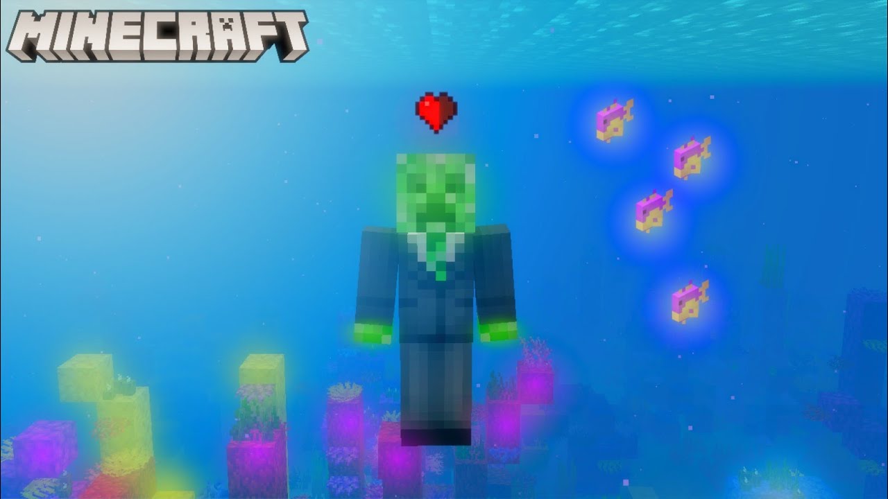 Minecraft, but I can only live underwater - YouTube