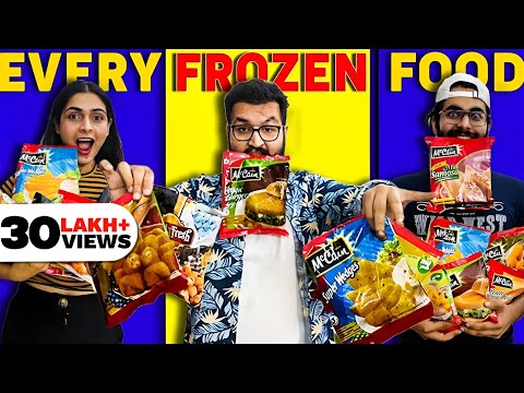 We Tried Every FROZEN Snack 😱 || Have You Ever SEEN This Snack Before ?