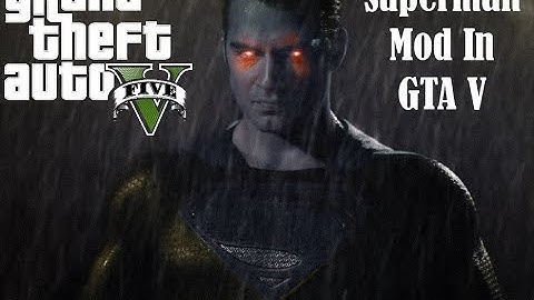 How To Install Ultimate Superman Script Mod Black Suit In GTA V (2023)