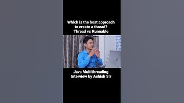 Which is the best approach to create a thread in java? Thread vs Runnable #multithreading #runnable