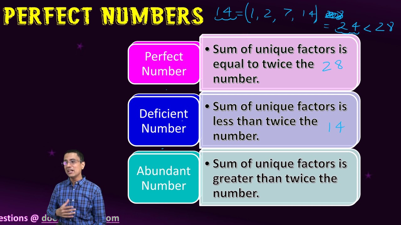 Abundant Deficient And Perfect Numbers Worksheets