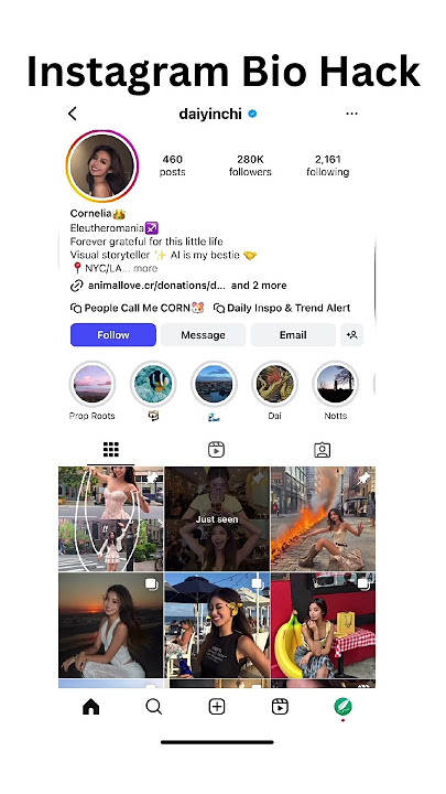 Instagram bio hack on your fingertips now!! Link in bio #instabio #socialmedia