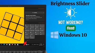 Windows 10: How to Fix Brightness Control Not Working! [Adjust Slider is Missing]