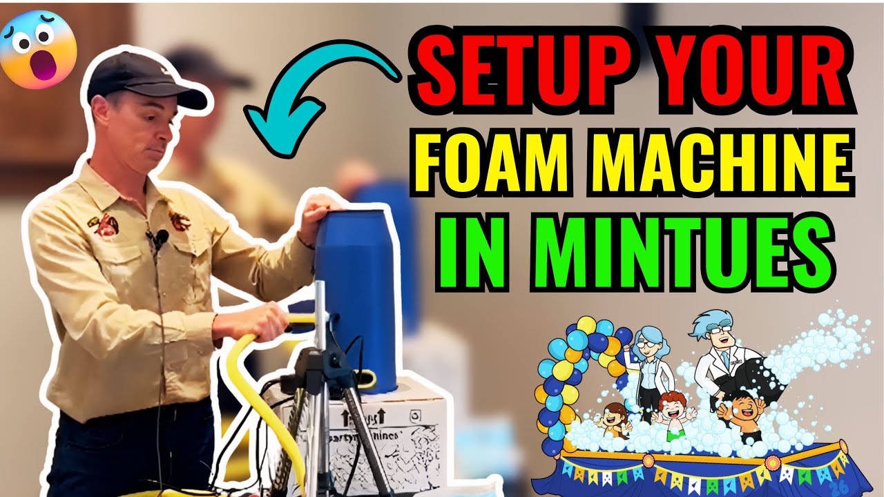 Foam Machine Rental Setup: Quick & Simple Tutorial 2025