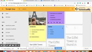 Google Keep for Outlining Research Paper