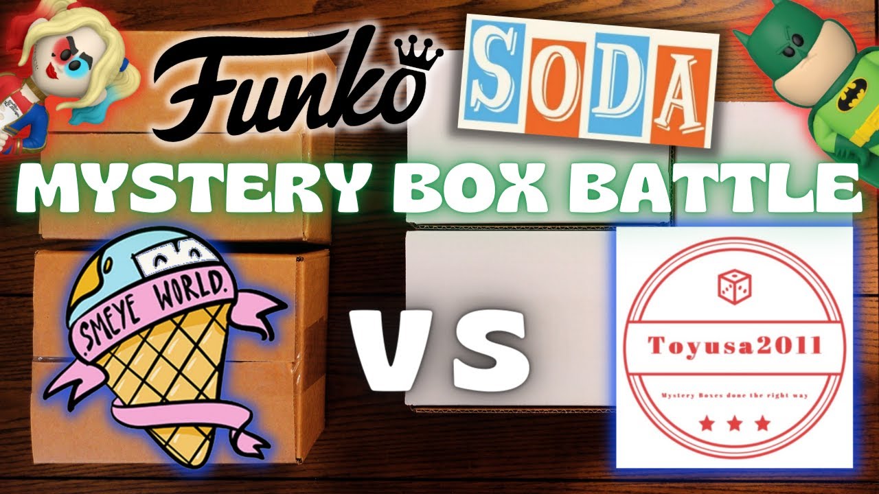 FUNKO SODAS! Mystery Box Battle between ToyUSA & Smeye World | Opening New Funko Soda Collectibles