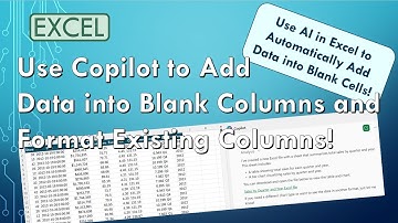 Excel - Use Copilot to Add Sales Data in Columns #excel #ai #work #automation #college #data #hr