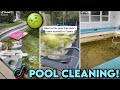 Satisfying Pool Cleaning (With Parts) | TikTok Compilation