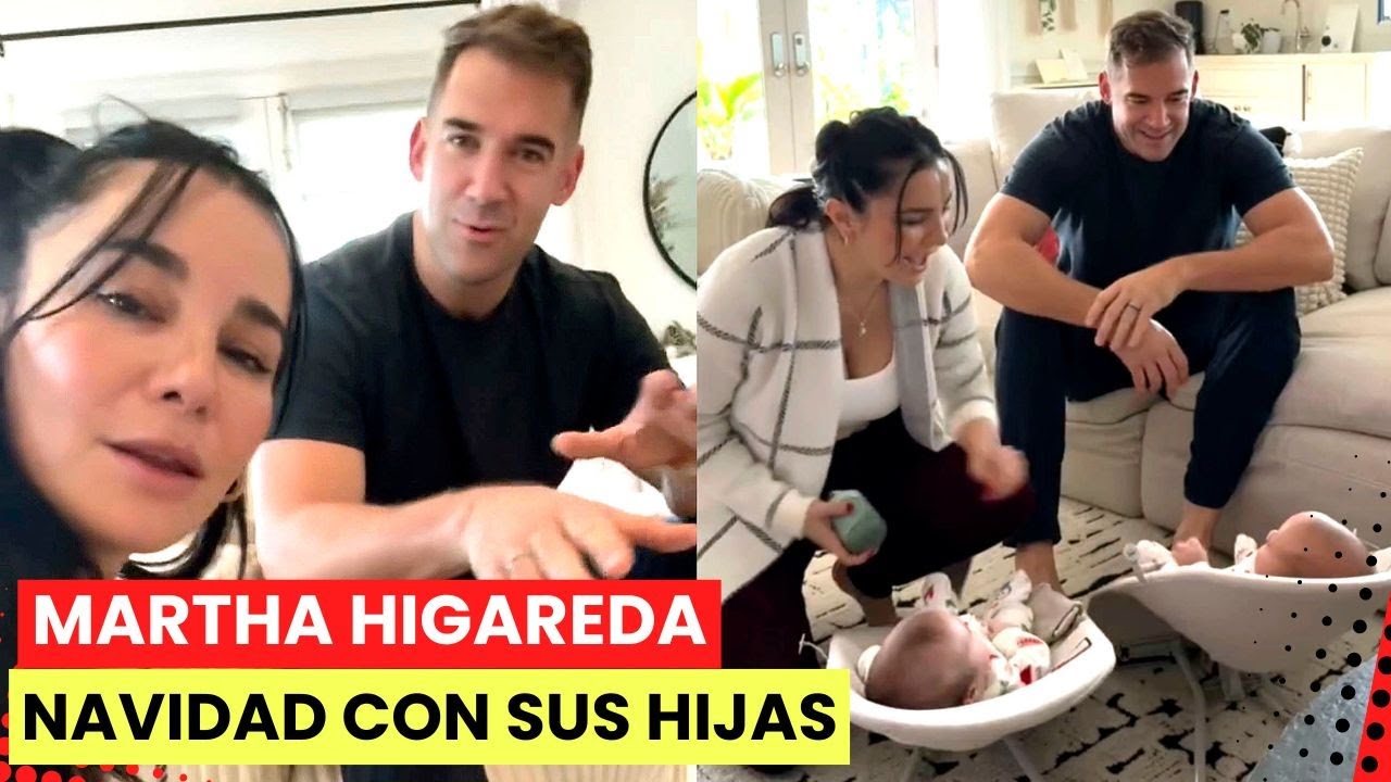 Martha Higareda y Lewis Howes disfrutan su primera Navidad con sus