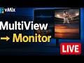 vMix MultiView Tutorial | How to Send vMix Multi View to External Monitor/TV (Streaming Setup Guide)