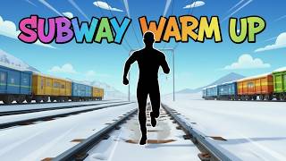 SUBWAY SURFERS RUN - Immersive Interactive Warm Up | Beat The Inspector | Viral Fitness Game 🏃‍♂️💨