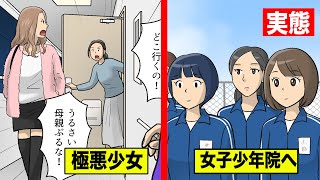 女子少年院の内情を漫画にした。クスリで捕まる少女たち…