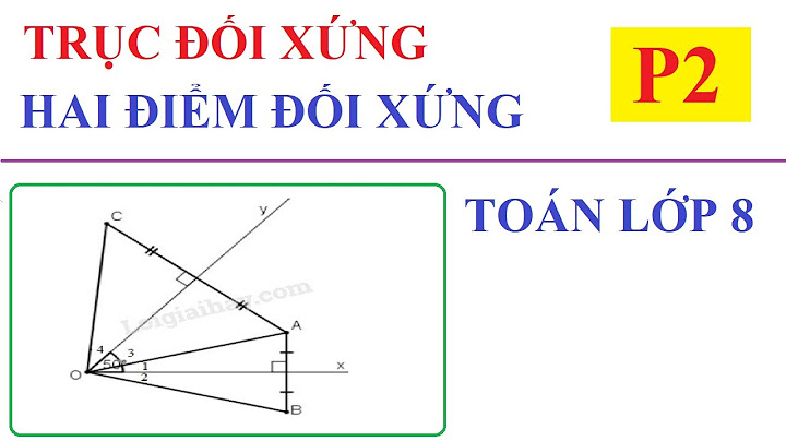 Bài tập về trục đối xứng lớp 8