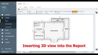 Xactimate - showing 3D in Report