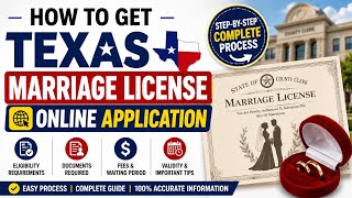 How to get texas marriage licence online Texas Marriage License application online apply