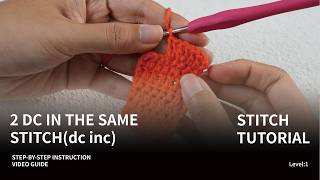 Double Crochet Increase Tutorial | dc Increase | Artseecraft