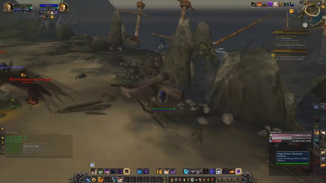 WoW Legion : Broken Shore World Quest - Winged Terrors