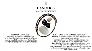Healing the Cancer Shadow: Crystals for Emotional Boundaries ♋️