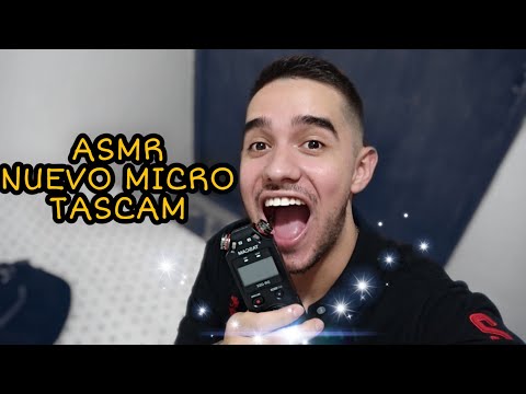 ASMR TASCAM DR-05X | Nuevo MICROFONO |UNBOXING | Nuevos Soniditos y Cosquillas | Asmr Español
