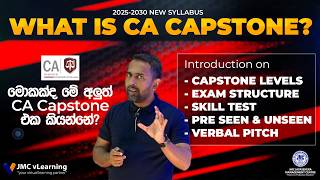What Is The Ca Capstone? Levels? Exam Structure? Skill Test Verbal Pitch?